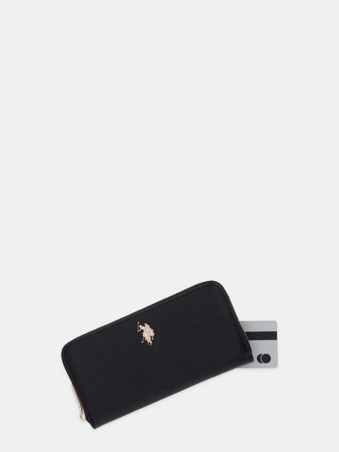 U.S. Polo Assn. portfel Jones damski kolor czarny BEUJE8658WVP - zdjęcie produktu nr 2
