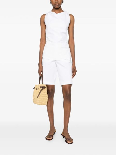 Lauren Ralph Lauren logo-plaque shorts - White - zdjęcie produktu nr 2