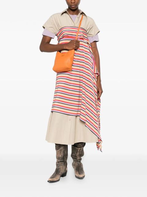 Miu Miu padlock-charm leather cross body bag - Orange