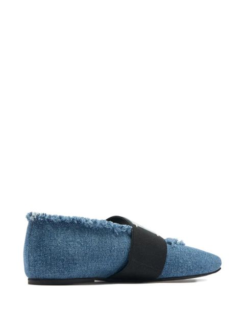 Givenchy square-toe ballet flats - Blue - zdjęcie produktu nr 2
