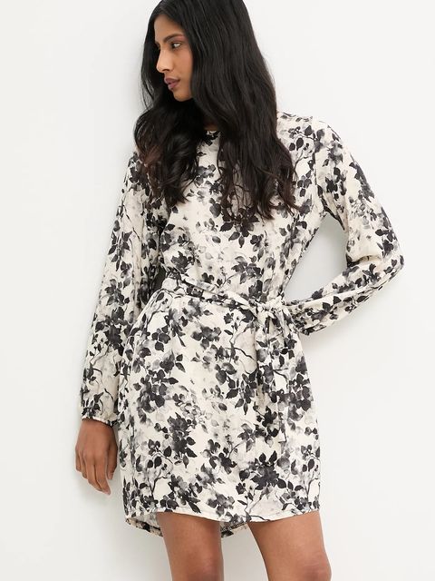 Answear.LAB sukienka kolor czarny mini prosta