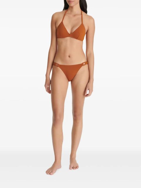 ERES Tourbillon triangle bikini top - Brown