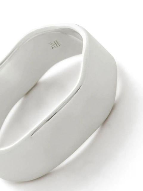 Monica Vinader Siren Muse band ring - Silver - zdjęcie produktu nr 2