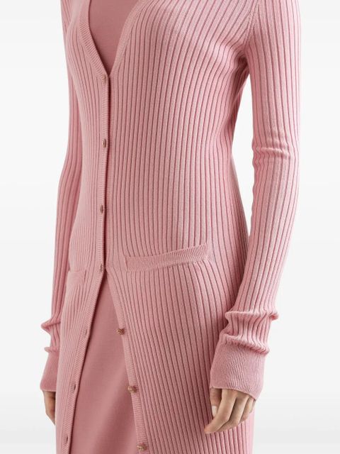 Dolce & Gabbana DNA wool long cardigan - Pink