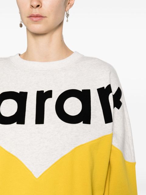 MARANT ÉTOILE Houston crew-neck sweatshirt - Yellow