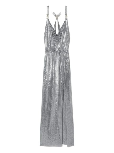 Versace Medusa '95 chainmail maxi dress - Silver - zdjęcie produktu nr 2