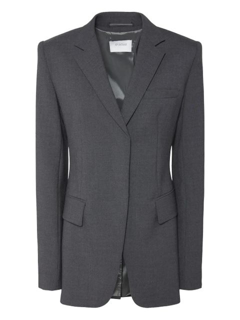 Sportmax button-cuff single-breasted blazer - Grey - zdjęcie produktu nr 1