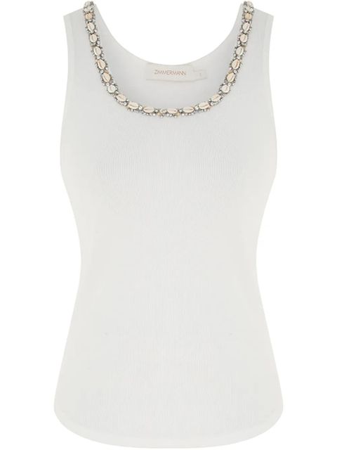 ZIMMERMANN Illuminate tank top - White - zdjęcie produktu nr 1