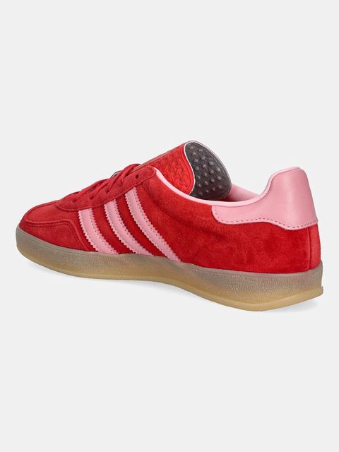 adidas Originals sneakersy skórzane Gazelle Indoor damskie kolor czerwony IH6797