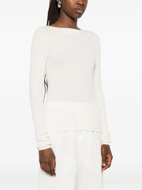 OUR LEGACY Strict ribbed-knit T-shirt - Neutrals