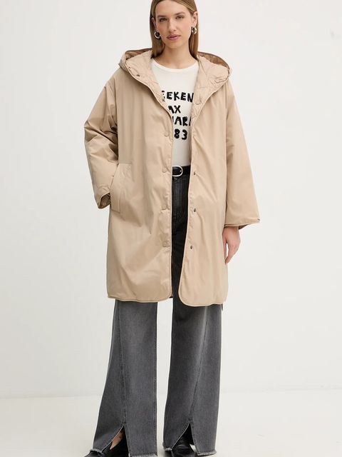 Weekend Max Mara kurtka BANFY kolor beżowy przejściowa 2525496042600