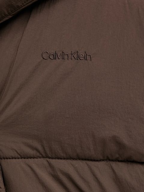 Calvin Klein Performance kurtka kolor brązowy zimowa LVGWF5O514