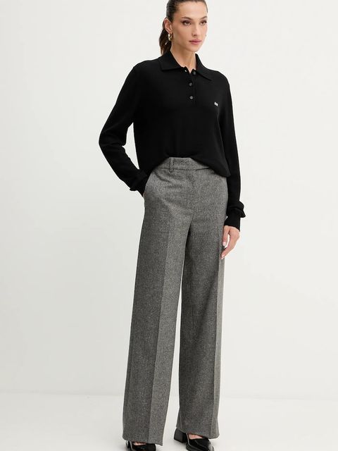 Miss Sixty sweter wełniany damski kolor czarny lekki 6S1RJ37300