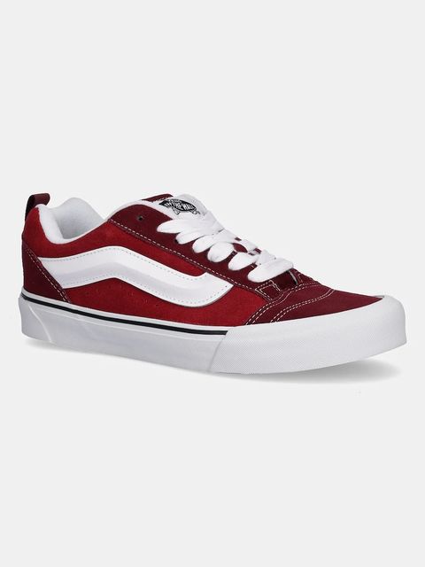 Vans tenisówki zamszowe Knu Skool kolor bordowy VN000D22BRD1 - zdjęcie produktu nr 1