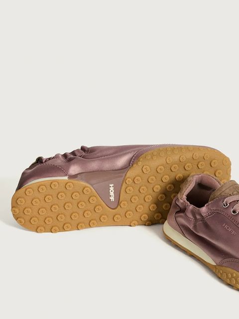 Hoff sneakersy BRIDGE SATIN BROWN damskie kolor różowy 22561004