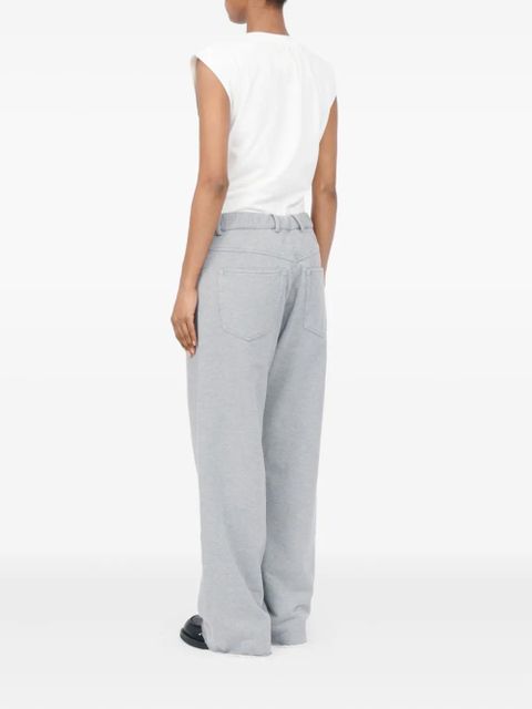 MM6 Maison Margiela Raw-hem trousers - Grey