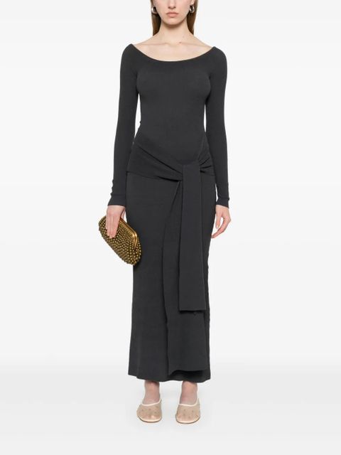 Aya Muse knitted maxi dress - Blue - zdjęcie produktu nr 2