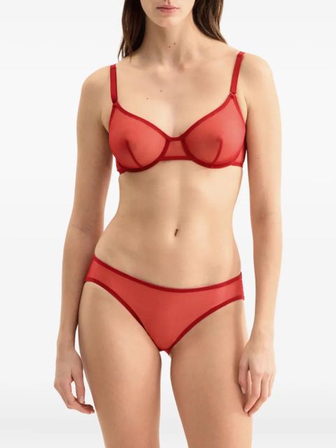 ERES Eden Tonique mesh full-cup bra - Red - zdjęcie produktu nr 2