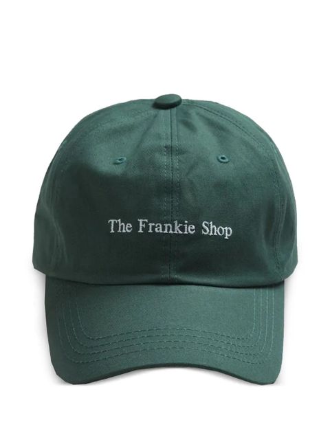 The Frankie Shop embroidered-logo baseball hat - Green - zdjęcie produktu nr 1