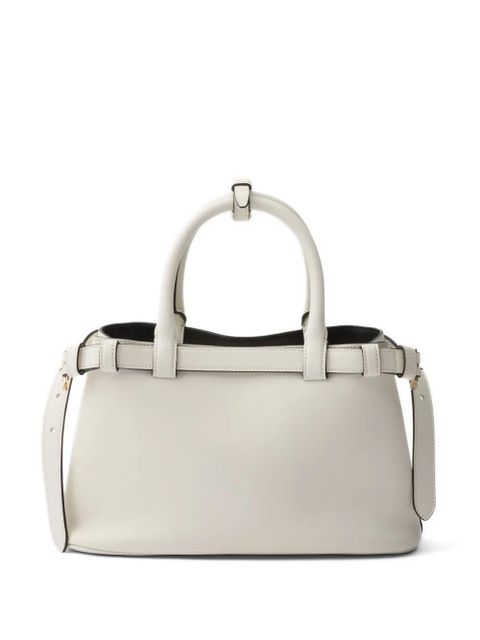 Prada small Buckle tote bag - White