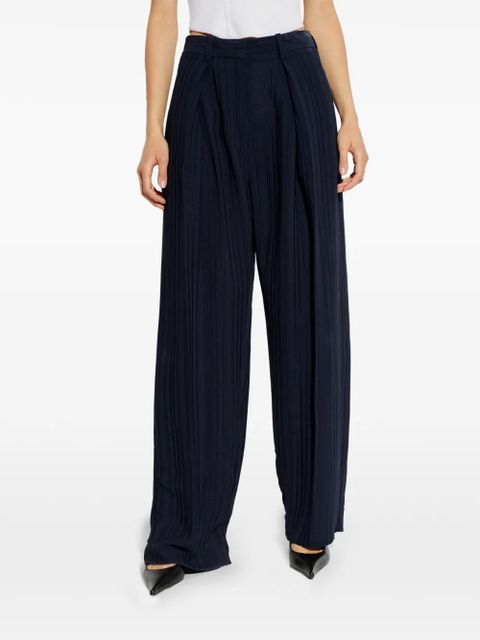 Victoria Beckham pleated trousers - Blue