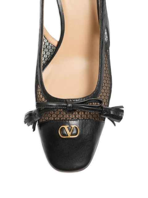 Valentino Garavani Valet Du Roi slingback pumps - Black