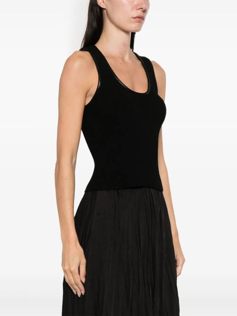 Simkhai fine-ribbed tank top - Black