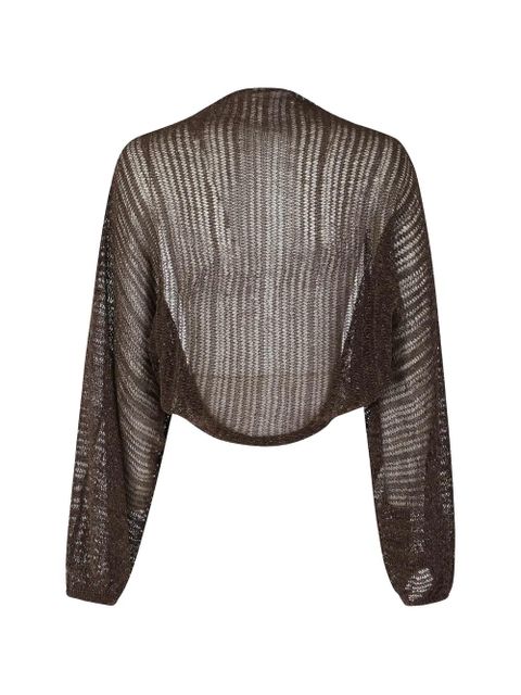 SOLOTRE Cardigan Maglia - Brown - zdjęcie produktu nr 2