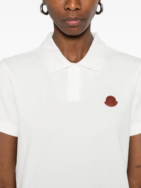 Moncler short-sleeve polo shirt - White