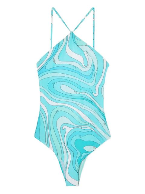 PUCCI Marmo-print swimsuit - Blue - zdjęcie produktu nr 1