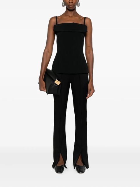 Nanushka side-stripe trousers - Black - zdjęcie produktu nr 2