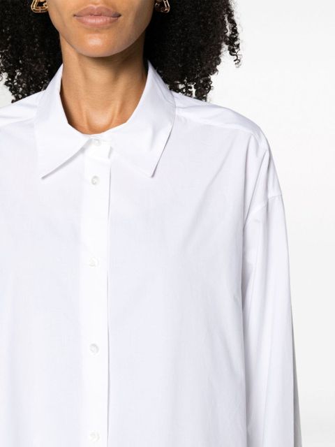The Row long-sleeve cotton shirt - White