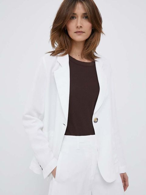 Emporio Armani marynarka z domieszką lnu - zdjęcie produktu nr 1