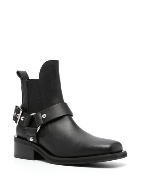 GANNI biker Chelsea ankle boots - Black - zdjęcie produktu nr 2