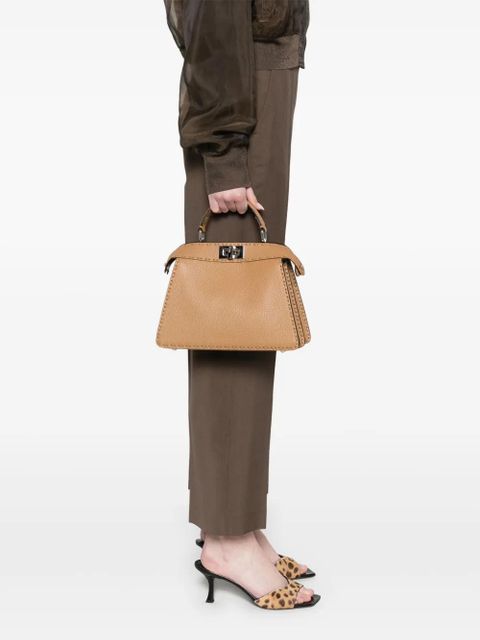 FENDI small Peekaboo ISeeU tote bag - Brown - zdjęcie produktu nr 2