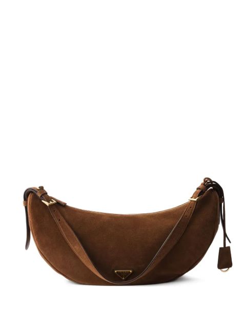 Prada large Demi-Lune shoulder bag - Brown - zdjęcie produktu nr 1