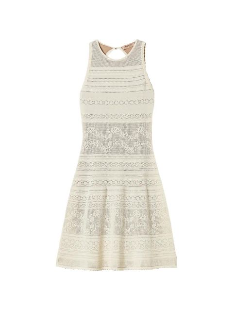 TWINSET floral-motif sleeveless dress - Neutrals - zdjęcie produktu nr 1