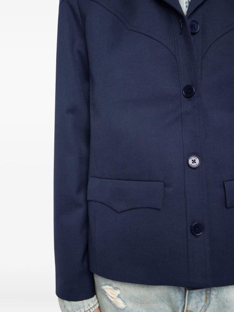 Zadig&Voltaire button-fastening blazer - Blue