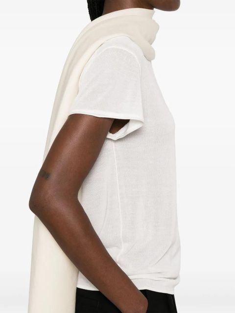 TOTEME silk T-shirt - White - zdjęcie produktu nr 2