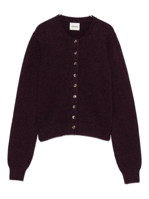 KHAITE Everheart cardigan - Purple - zdjęcie produktu nr 1