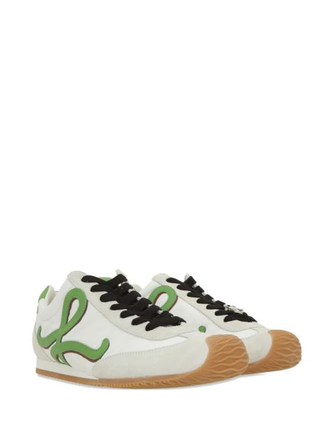 LOEWE enamelled charm asymmetric sneakers - White - zdjęcie produktu nr 2
