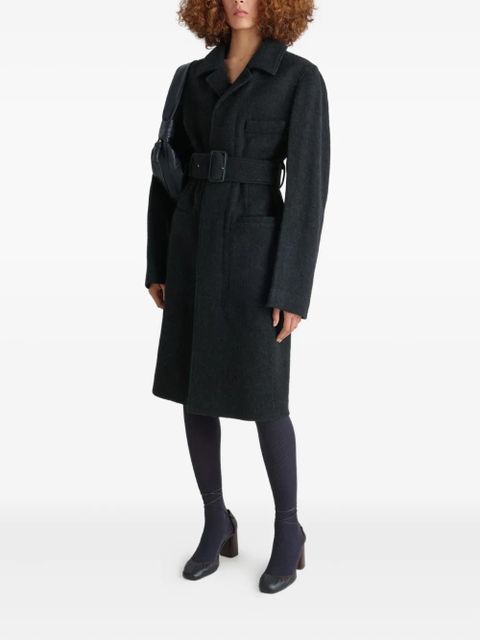 LEMAIRE belted tailored coat - Black - zdjęcie produktu nr 2
