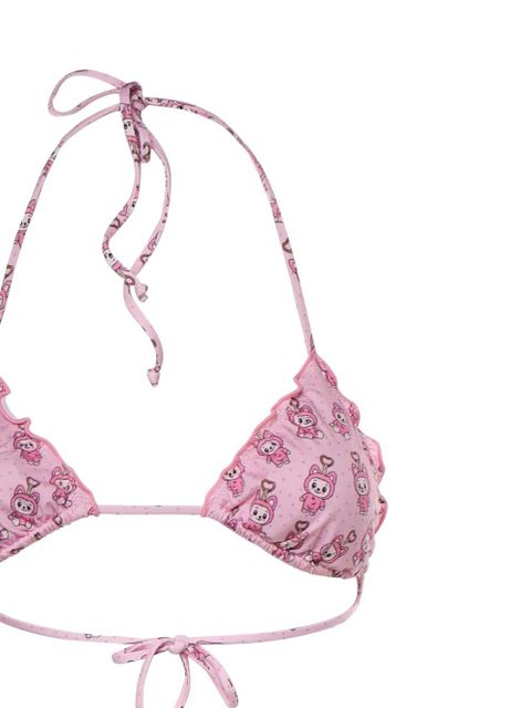 MC2 Saint Barth ruffled-trims bikini - Pink