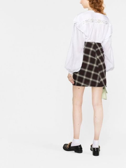 MARANT ÉTOILE Georgina lace-detail blouse - White