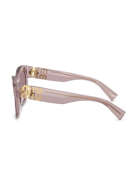 Miu Miu Eyewear transparent sunglasses - Purple - zdjęcie produktu nr 2