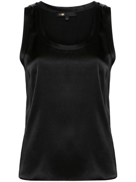 Maje silk tank top - Black - zdjęcie produktu nr 1