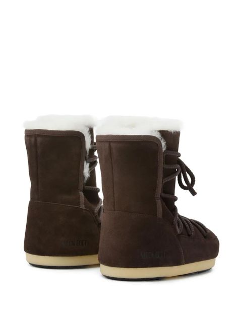 Moon Boot EVX lace-up shearling boots - Brown - zdjęcie produktu nr 2