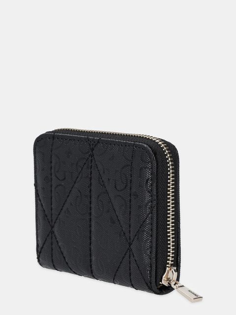 Guess portfel ALDINA damski kolor czarny SWGG96 63137 - zdjęcie produktu nr 2