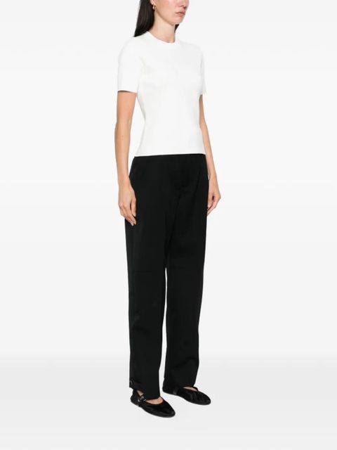 Max Mara embossed T-shirt - White