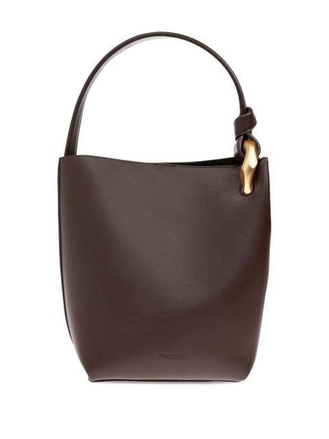 JW Anderson leather shoulder bag - Brown